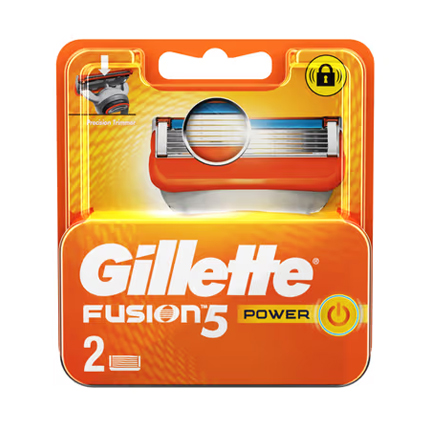 Gillette Shaving Blades Fusion 5 Power 2 Cartridges